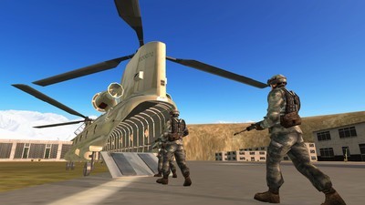 陆军直升机海上救援